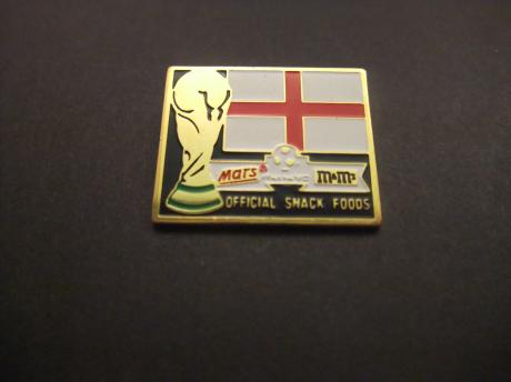 WK voetbal Italië 1990 sponsor M&M Mars deelnemer Engeland